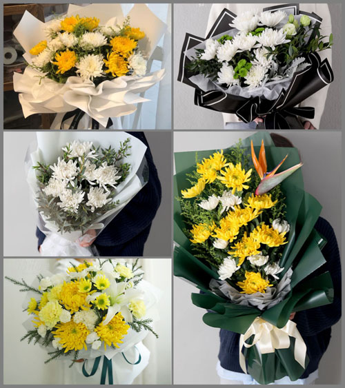 辽宁沈阳沈河区万莲街道松泉社区白事花束代送